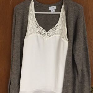 Beautiful White Lace Tank